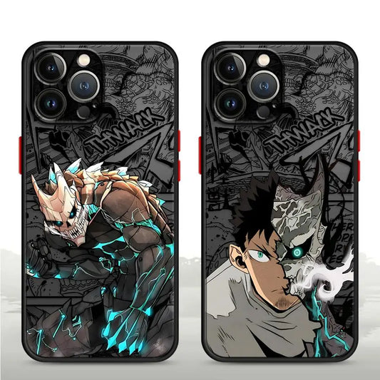 Kaiju No.8 Monster Form Phone Case for iPhone 11Pro 12 XS Max 16e 16 15 XR 13 Mini SE 14 Pro 7 8 Plus Matte Cover