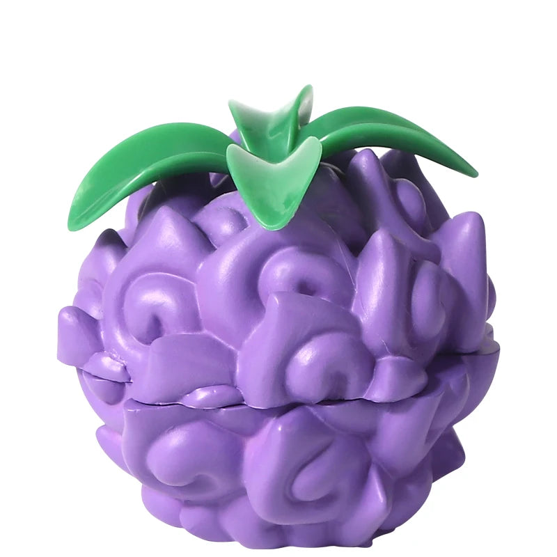 New Devil Fruit Cigarette Grinder Zinc Alloy 63-3 Layer Cigarette Crusher Multi Color Display Box Manufacturer Direct Sales