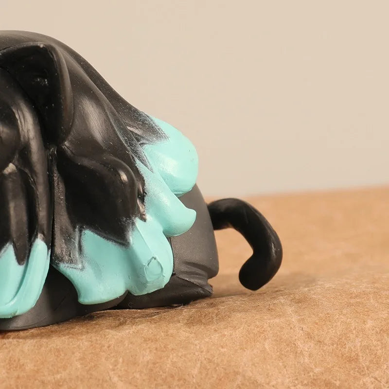 Demon Slayer Lying Down Statues Cartoon Tanjiro Nezuko Yuzuki Miho Figurines Kawaii Action Figures Home Decoration Anime Gifts