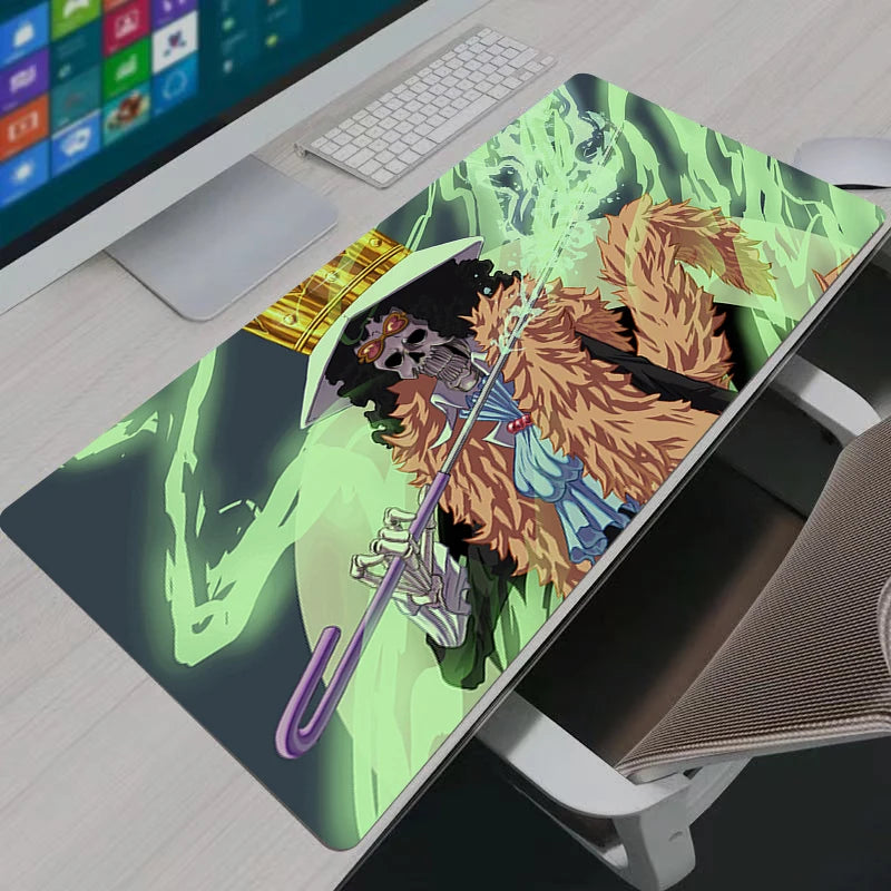 Gaming Mouse Pad Gamer Home Computer HD Mousepad XXL One Piece Luffy Cool Keyboard Pad Carpet Non-Slip Office Mouse Mats