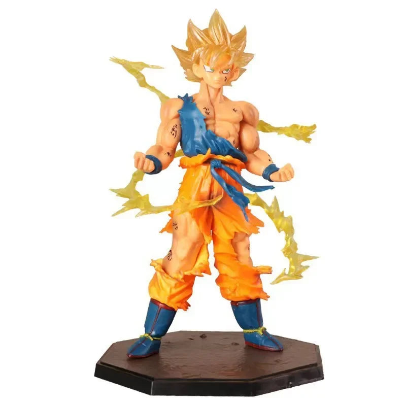 16cm Dragon Ball Z Son Goku Super Saiyan Anime Figure Goku DBZ Action Figure Model Gifts Toy Kids Collectible Figurines Statues