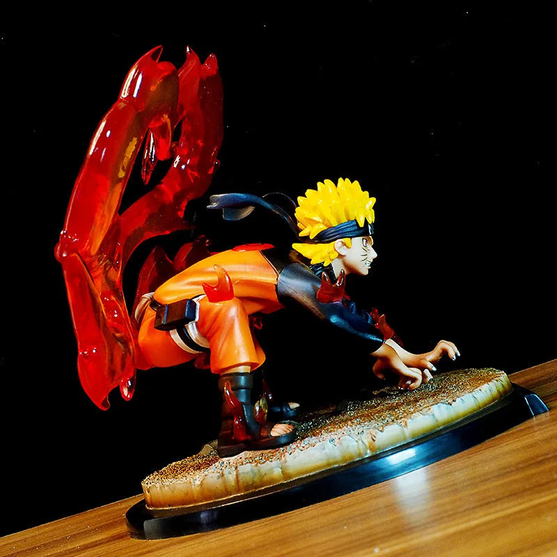 Naruto Four-tailed Naruto Uzumaki Tatue Model Desktop Decoration GK Collection Handmade Model Anime Figure Model Toy Kid Gifts