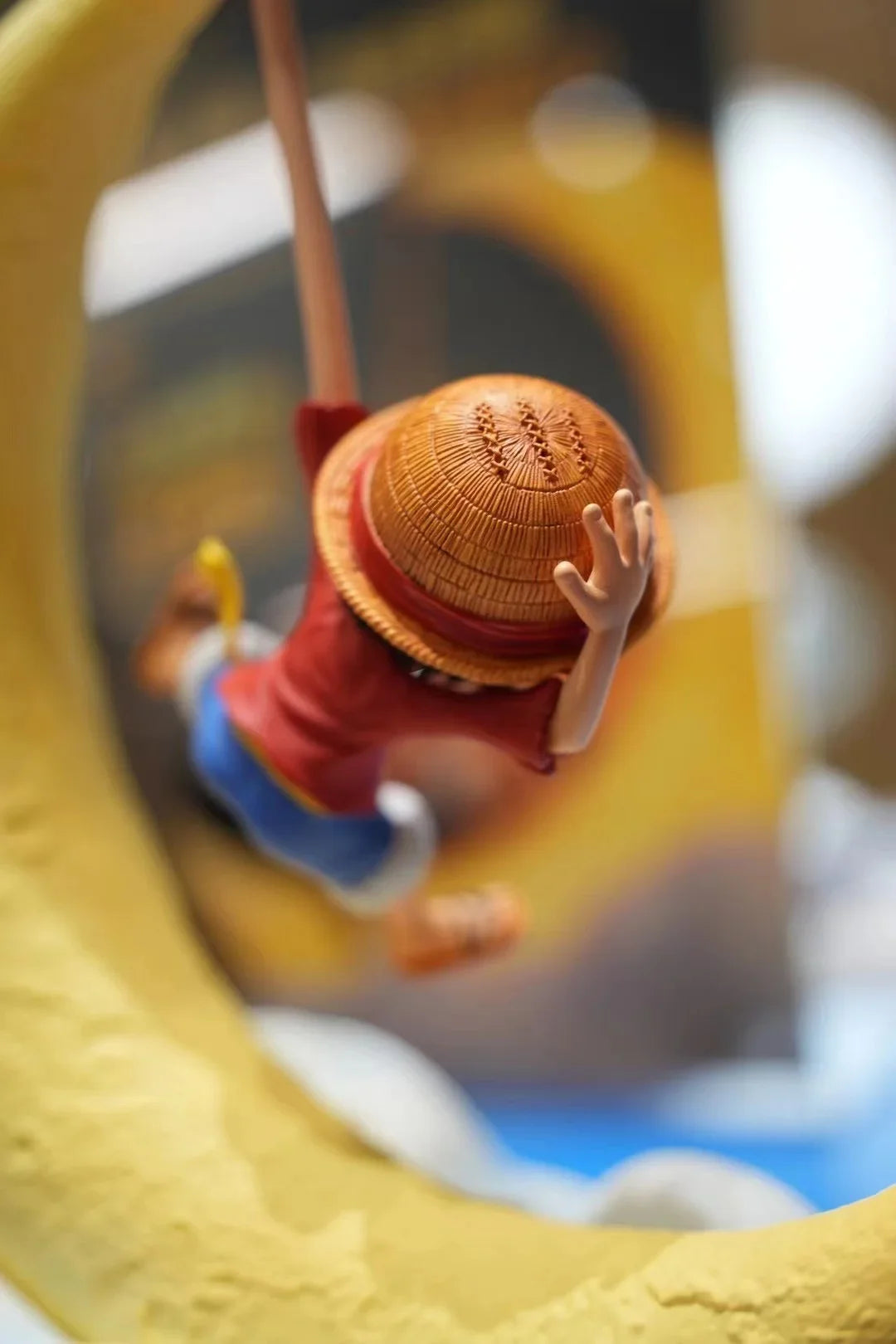 One Piece Original Luffy Night Light Anime Peripheral Desktop Decoration Magnetic Control Moon Lamp Children Funny Holiday Gifts