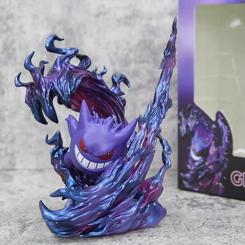 New In Stock 18cm Anime Pokemon Gengar Ghost Claw Action Figure Game Statue Collectible Kawaii Model Christmas Gifts Dolls Toys