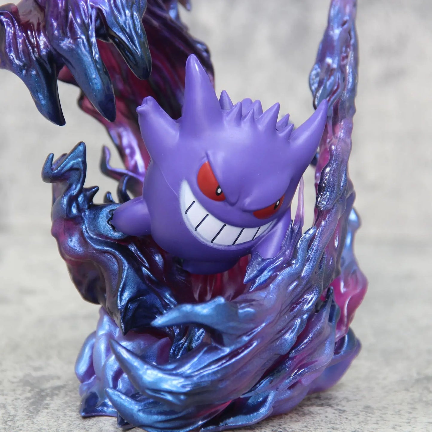 New In Stock 18cm Anime Pokemon Gengar Ghost Claw Action Figure Game Statue Collectible Kawaii Model Christmas Gifts Dolls Toys