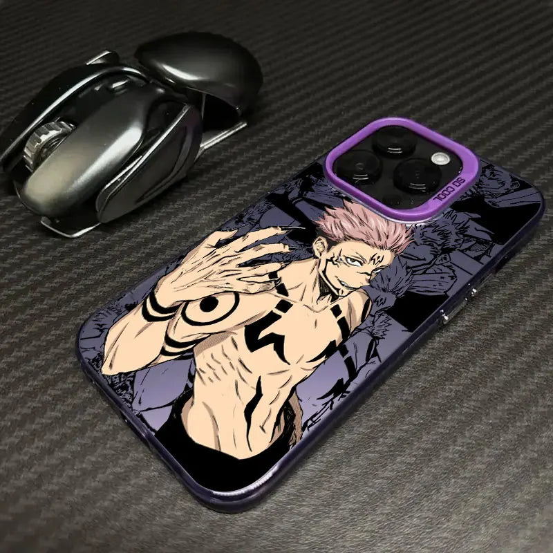 Jujutsu Kaisen Sukuna Gojo Satoru Anime Coque For Apple iPhone 17 Air 16e 16 14 15 13 11 Pro Max Plus 12 17 Pro Case Phone Cover