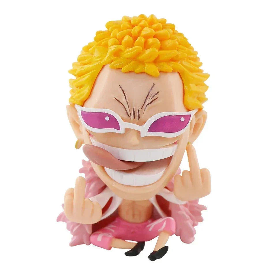 Anime One Piece Figure 17 Styles Zoro Luffy Sanji Ace Robin Nami Frank Usopp Brook Chopper PVC Decoration Figural Model Gift Toy