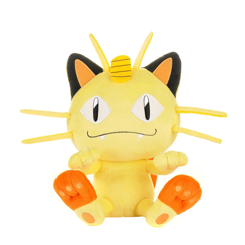 Pokemon Kawaii Meowth Stuffed Toys Cartoon&Cute Cat Kitty Plush Dolls Throw Pillow Birthday Gift  For Kids Friends Boys