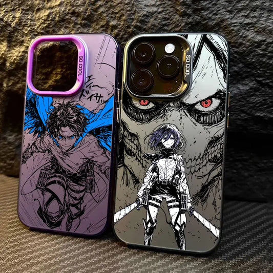Mikasa Ackerman ATTACK ON TITAN Anime Coque For Apple iPhone 17 Air 16e 16 14 15 13 11 Pro Max 16 Plus 12 17Pro Case Phone Cover